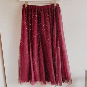 HD in Paris Everly Tulle Midi Skirt